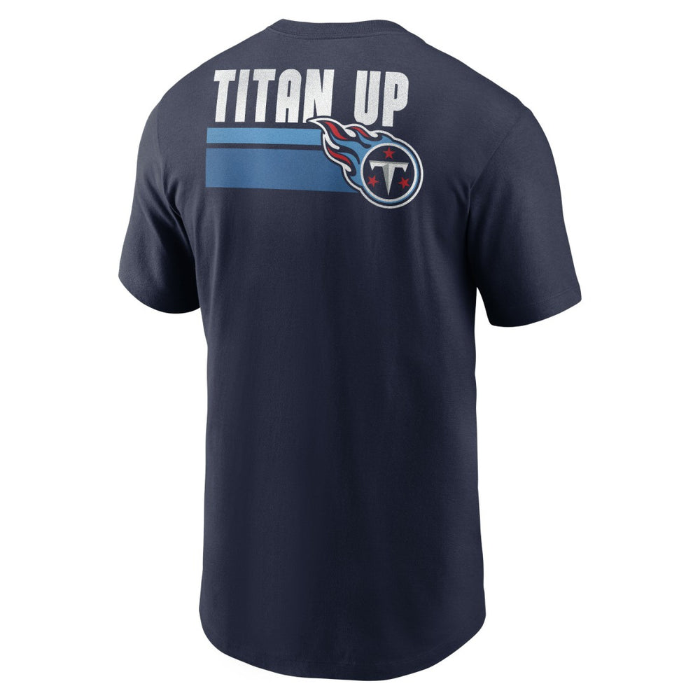 Tennessee Titans Blitz Essential T-Shirt Navy | Nike for Sale