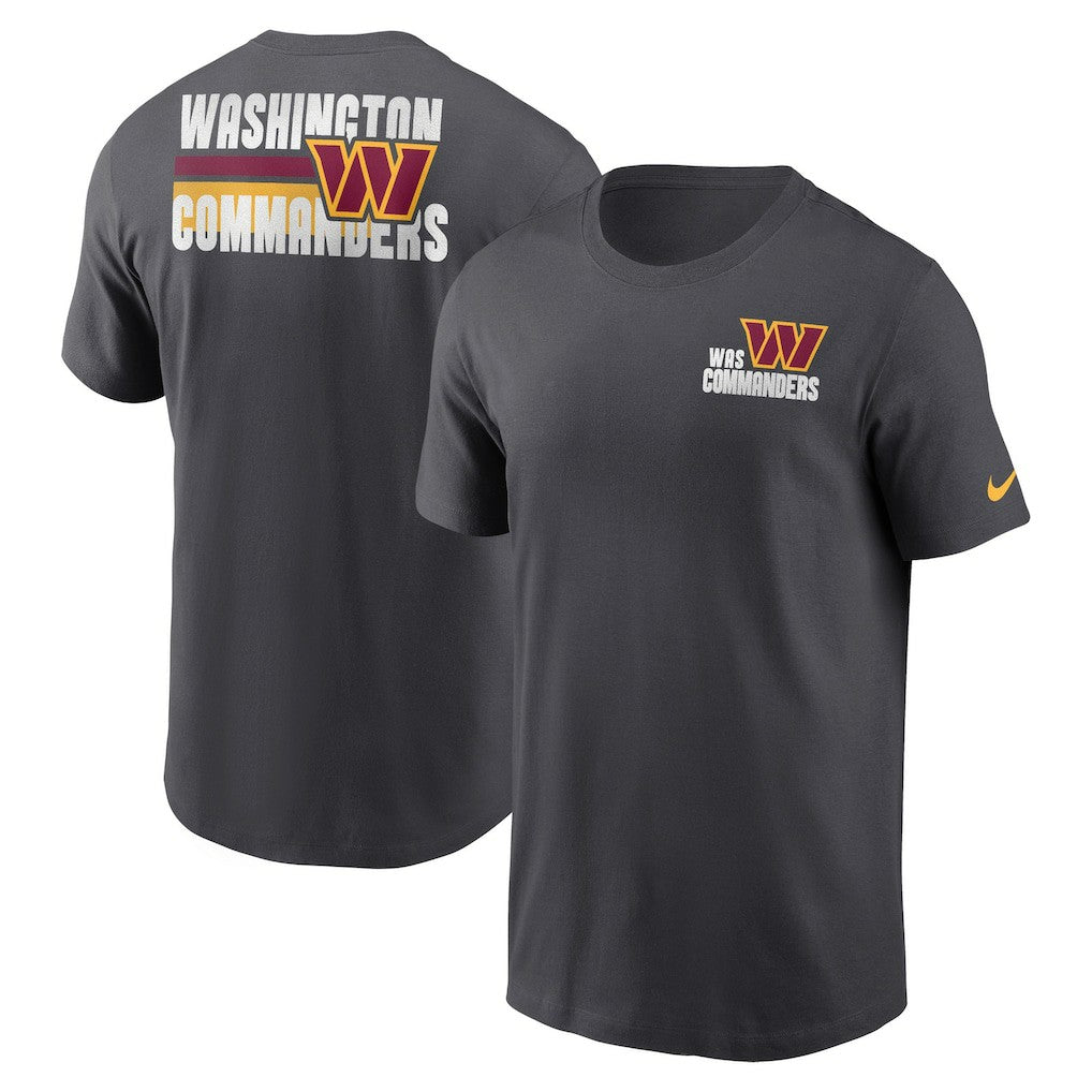 Washington Commanders Blitz Essential T-Shirt Anthracite | Nike for Sale