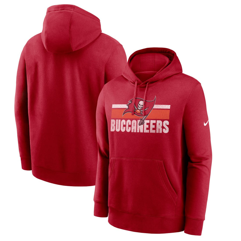 Tampa Bay Buccaneers Club Fleece Pullover Hoodie Red | Nike for Sale