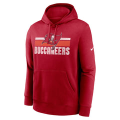 Tampa Bay Buccaneers Club Fleece Pullover Hoodie Red | Nike for Sale
