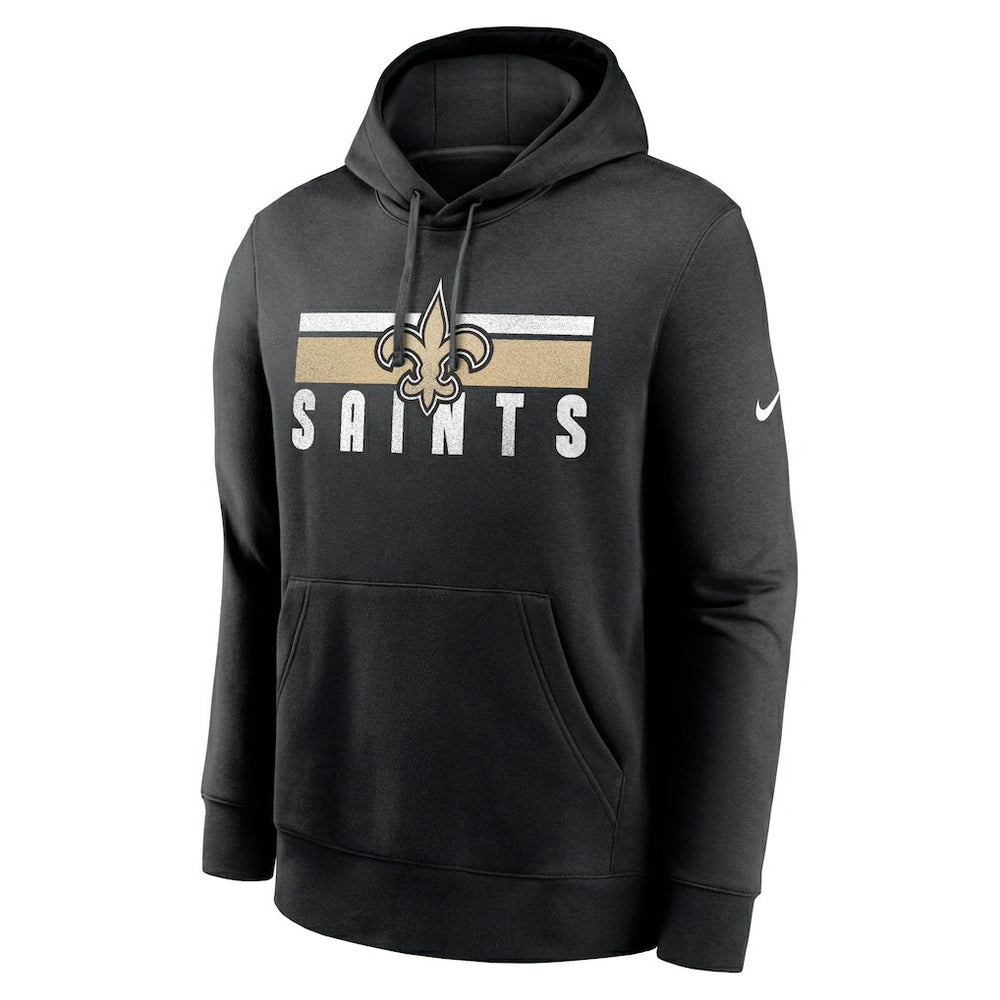 New Orleans Saints Club Fleece Pullover Hoodie Black | Nike for Sale