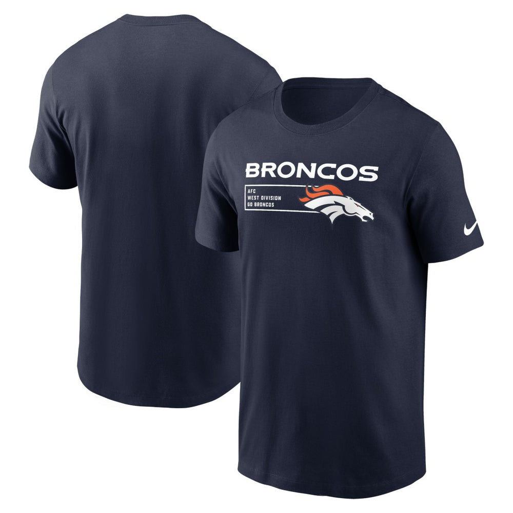 Denver Broncos Division Essential T-Shirt Navy | Nike for Sale