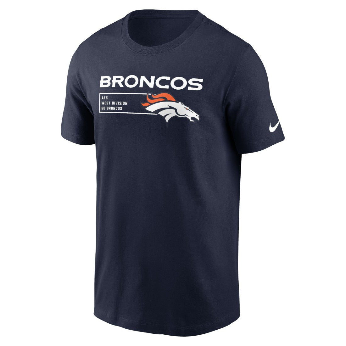 Denver Broncos Division Essential T-Shirt Navy | Nike for Sale