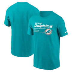 Miami Dolphins Division Essential T-Shirt Aqua | Nike for Sale