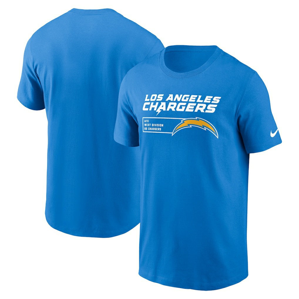 Los Angeles Chargers Division Essential T-Shirt Powder Blue | Nike for Sale