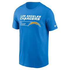 Los Angeles Chargers Division Essential T-Shirt Powder Blue | Nike for Sale