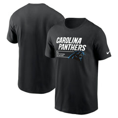 Carolina Panthers Division Essential T-Shirt Black | Nike for Sale