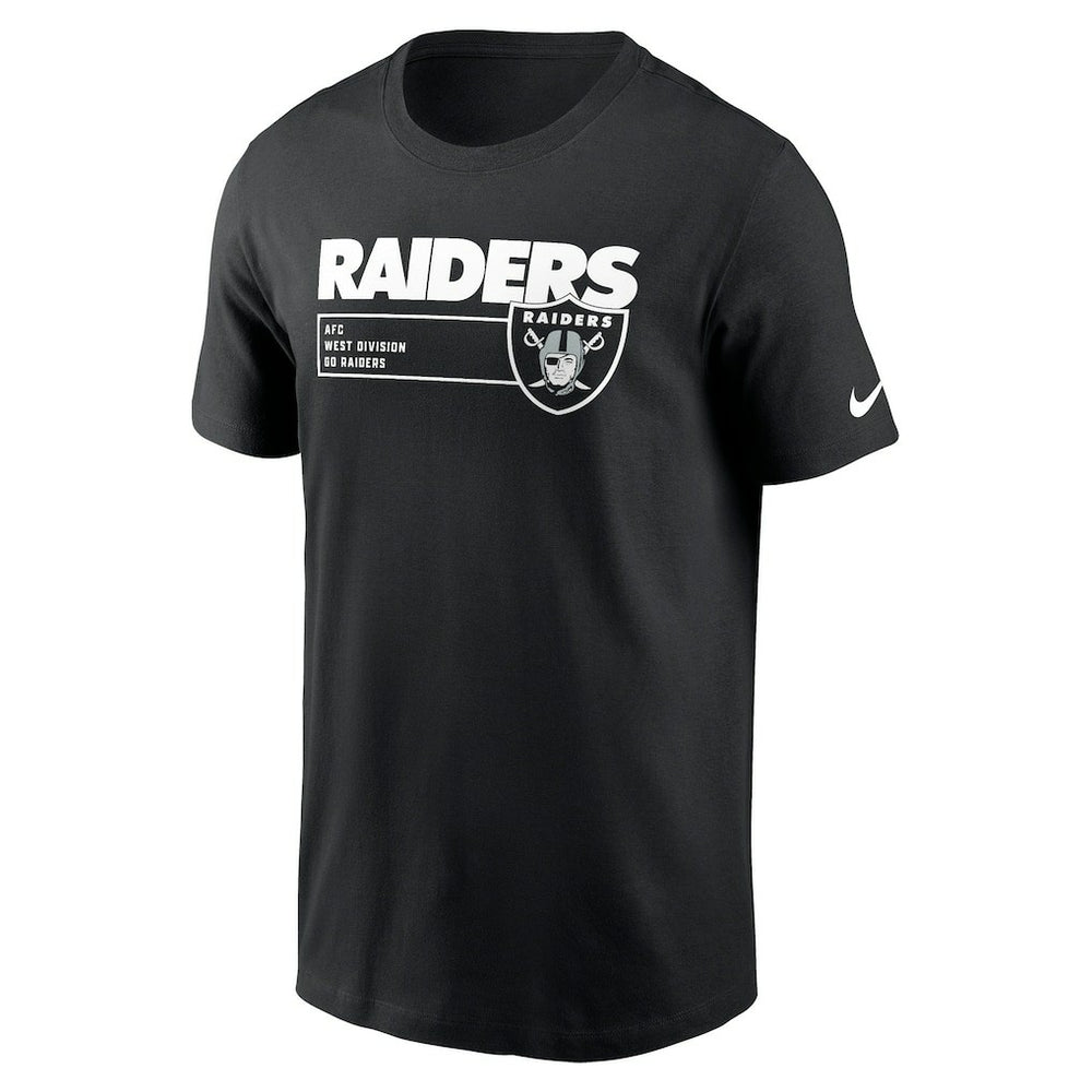 Las Vegas Raiders Division Essential T-Shirt Black | Nike for Sale