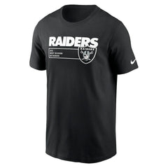 Las Vegas Raiders Division Essential T-Shirt Black | Nike for Sale
