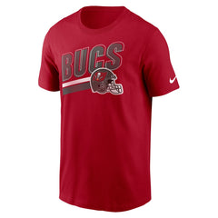 Tampa Bay Buccaneers Essential Blitz Lockup T-Shirt Red | Nike for Sale
