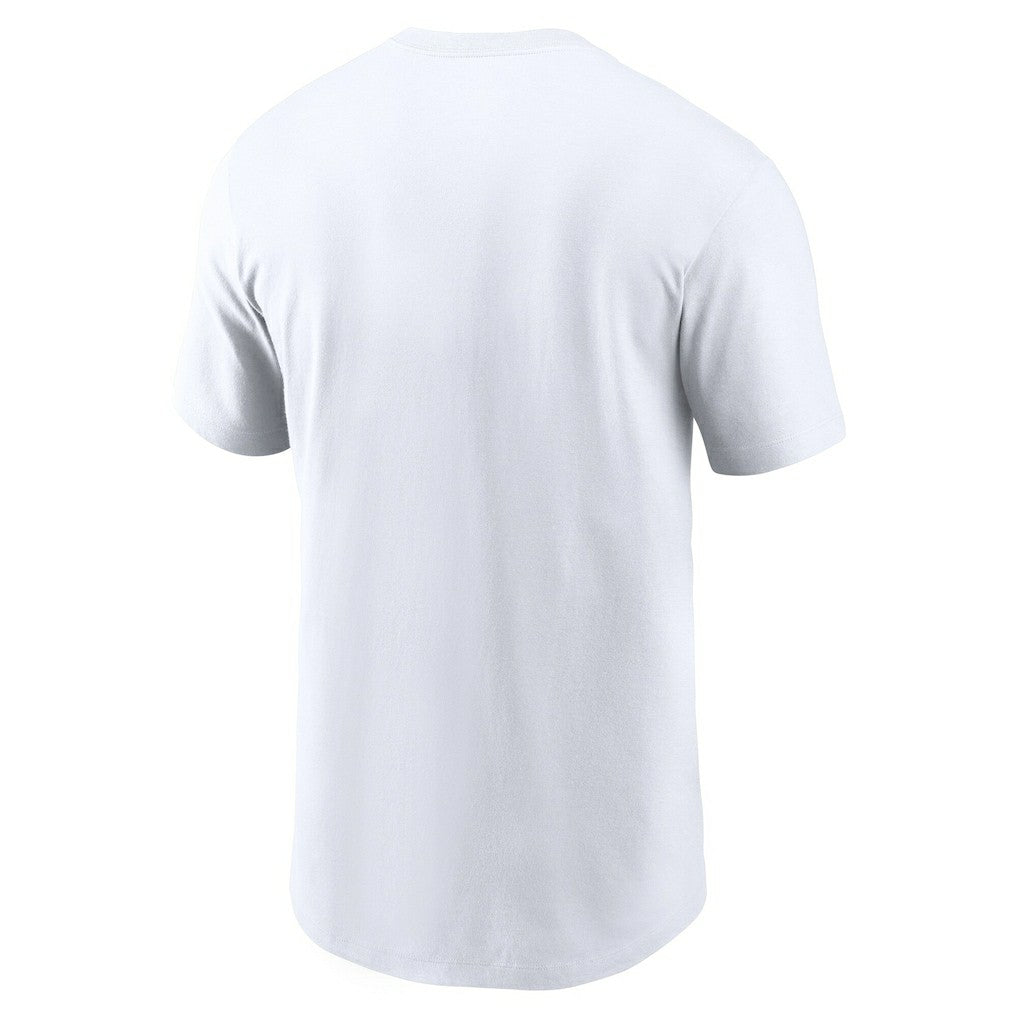 Los Angeles Rams Essential Blitz Lockup T-Shirt White | Nike for Sale
