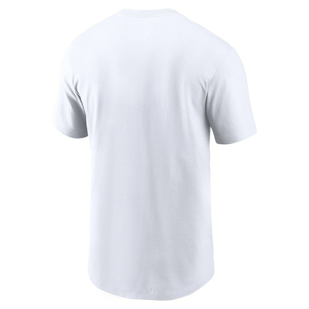 Los Angeles Rams Essential Blitz Lockup T-Shirt White | Nike for Sale