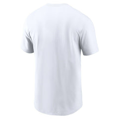 Los Angeles Rams Essential Blitz Lockup T-Shirt White | Nike for Sale