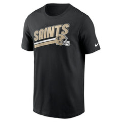 New Orleans Saints Essential Blitz Lockup T-Shirt Black | Nike for Sale