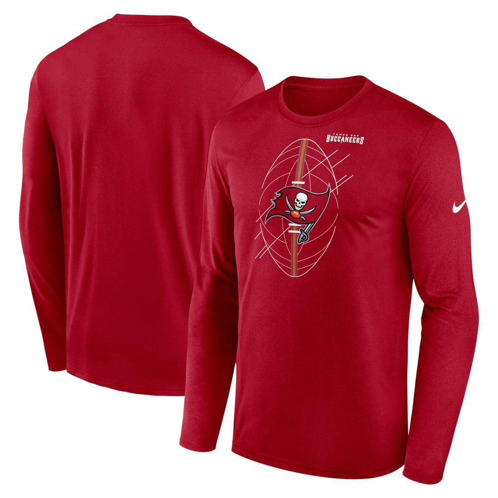 Tampa Bay Buccaneers Legend Icon Long Sleeve T-Shirt Red | Nike for Sale