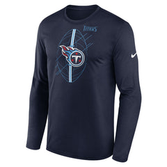 Tennessee Titans Legend Icon Long Sleeve T-Shirt Navy | Nike for Sale