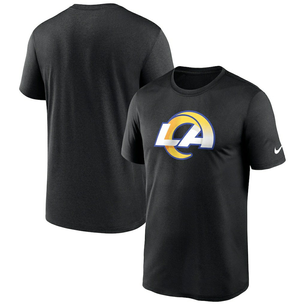 Los Angeles Rams Primetime Legend Logo Performance T-Shirt Black | Nike for Sale