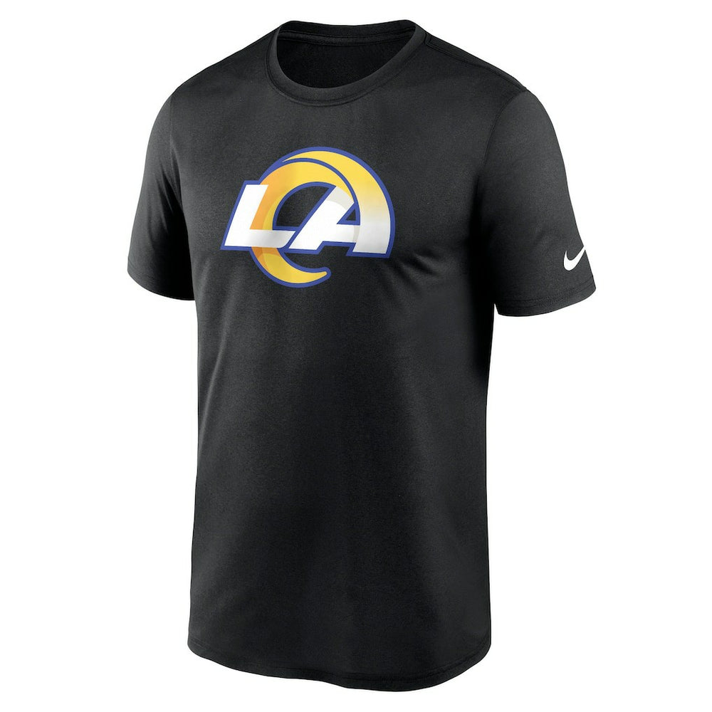 Los Angeles Rams Primetime Legend Logo Performance T-Shirt Black | Nike for Sale