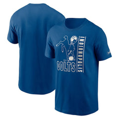 Indianapolis Colts Lockup Essential T-Shirt Royal | Nike for Sale