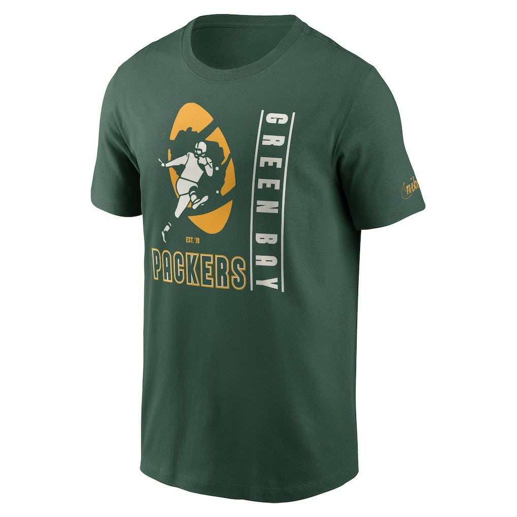 Green Bay Packers Lockup Essential T-Shirt Green | Nike for Sale