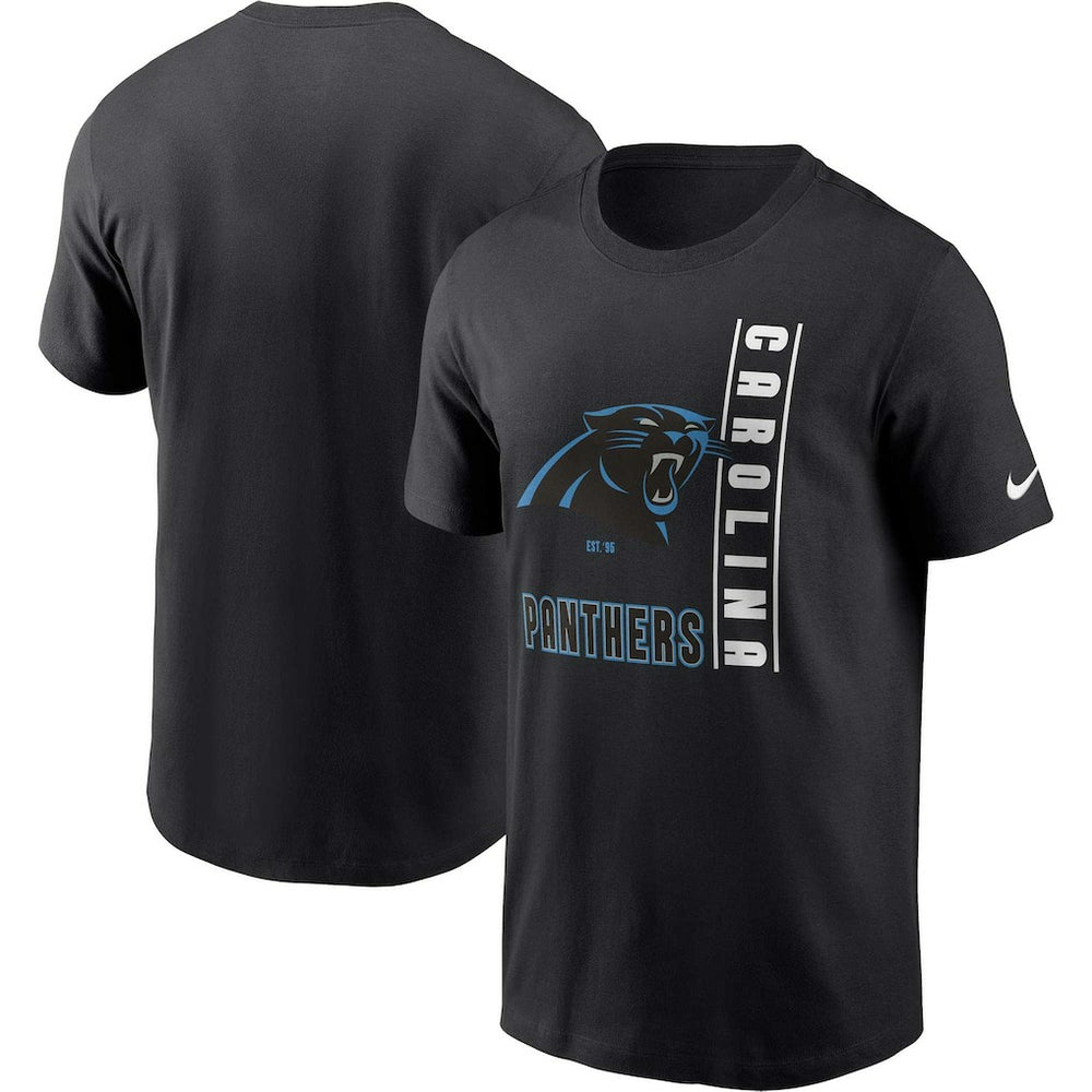 Carolina Panthers Lockup Essential T-Shirt Black | Nike for Sale
