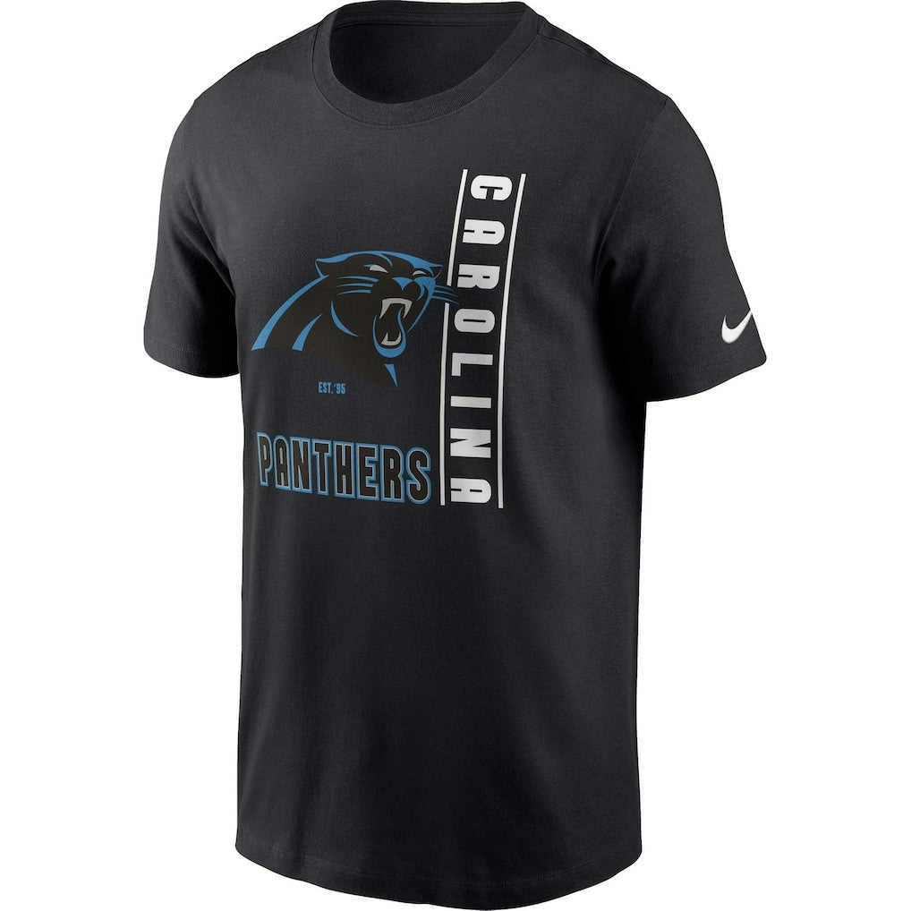 Carolina Panthers Lockup Essential T-Shirt Black | Nike for Sale