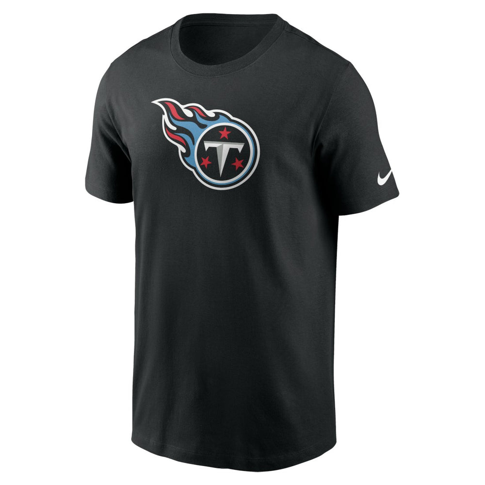 Tennessee Titans Logo Essential T-Shirt Black | Nike for Sale