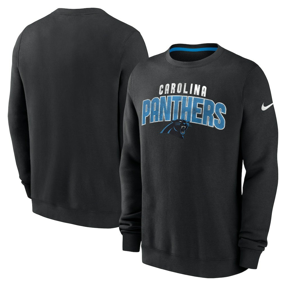 Carolina Panthers Rewind Club Pullover Sweatshirt Black | Nike for Sale