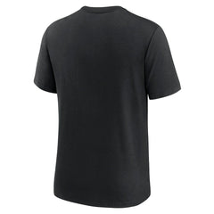 Carolina Panthers Rewind Logo Tri-Blend T-Shirt Black | Nike for Sale