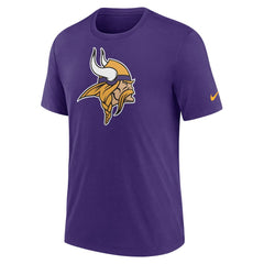 Minnesota Vikings Rewind Logo Tri-Blend T-Shirt Purple | Nike for Sale
