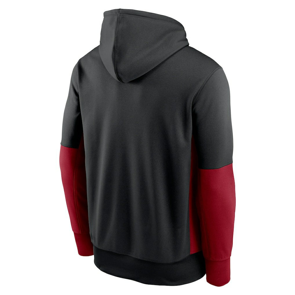 Arizona Cardinals Color Block Fleece Performance Pullover Hoodie Black | Nike for Sale