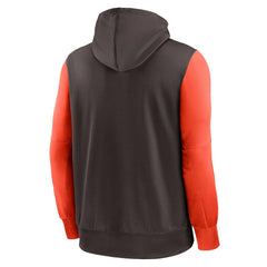 Cleveland Browns Performance Full-Zip Hoodie Brown | Nike for Sale