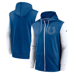 Indianapolis Colts Performance Full-Zip Hoodie Royal | Nike for Sale