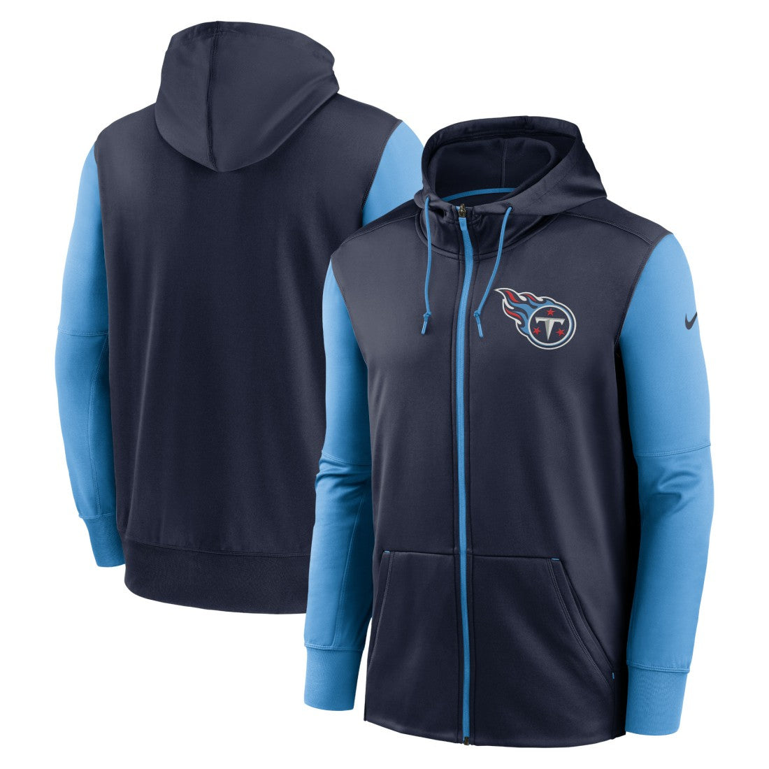 Tennessee Titans Performance Full-Zip Hoodie Navy | Nike for Sale