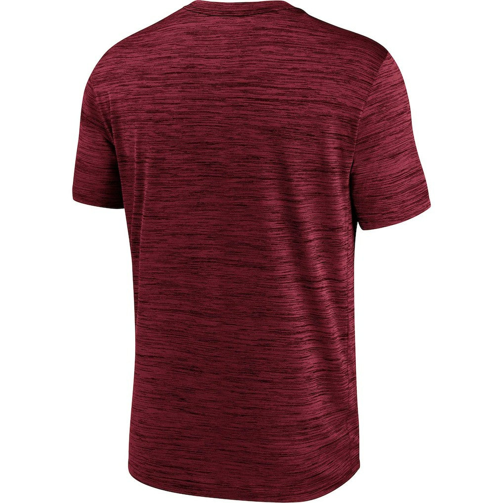 San Francisco 49ers Velocity Arch Performance T-Shirt Scarlet | Nike for Sale