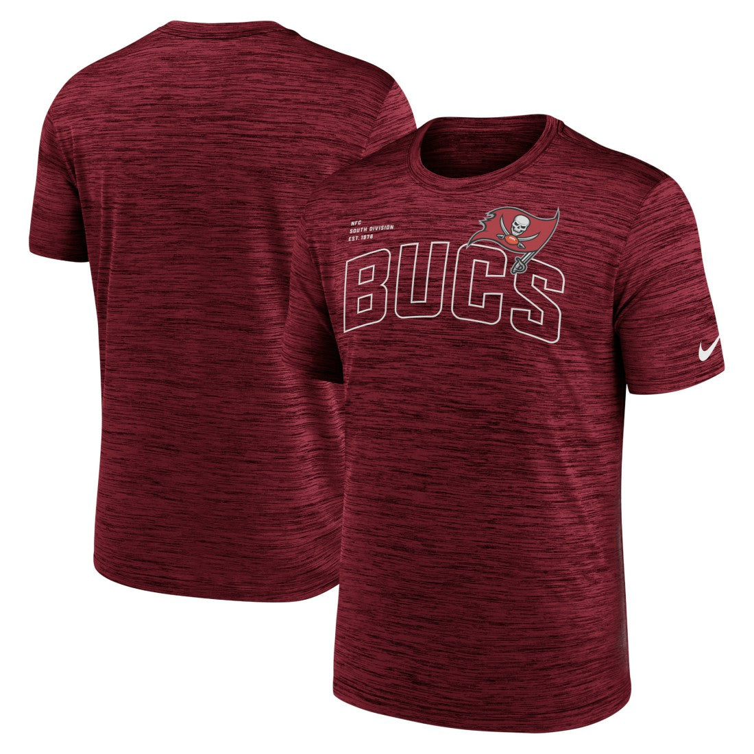 Tampa Bay Buccaneers Velocity Arch Performance T-Shirt Red | Nike for Sale