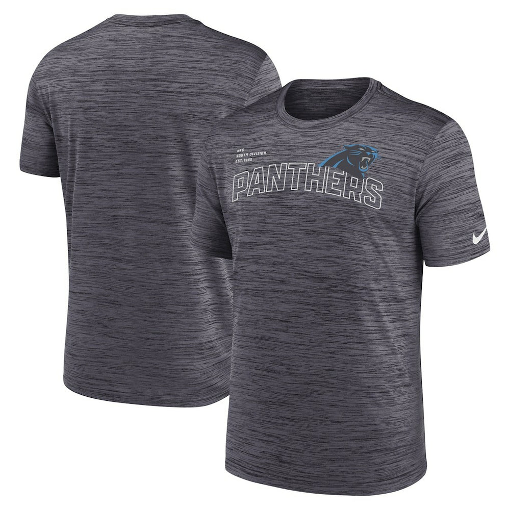 Carolina Panthers Velocity Arch Performance T-Shirt Black | Nike for Sale