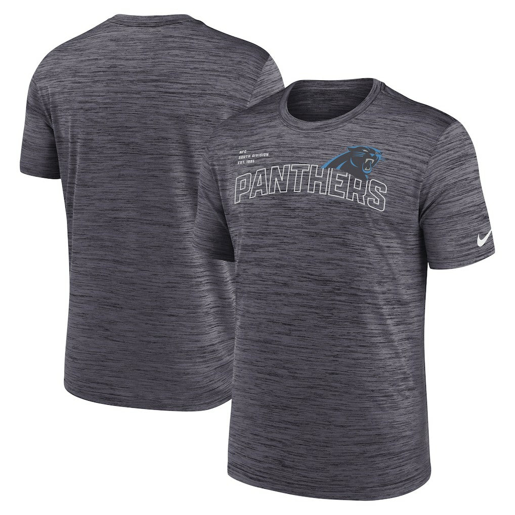 Carolina Panthers Velocity Arch Performance T-Shirt Black | Nike for Sale