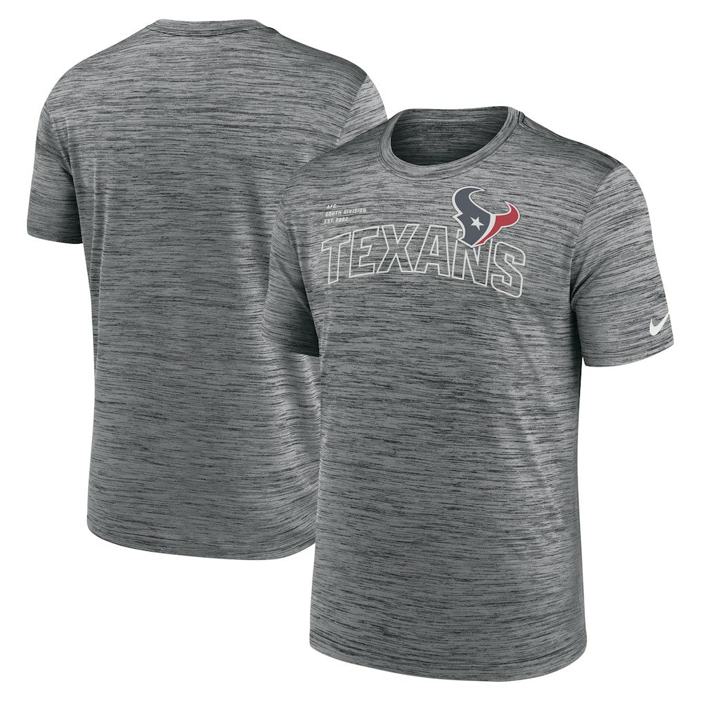 Houston Texans Velocity Arch Performance T-Shirt Anthracite | Nike for Sale