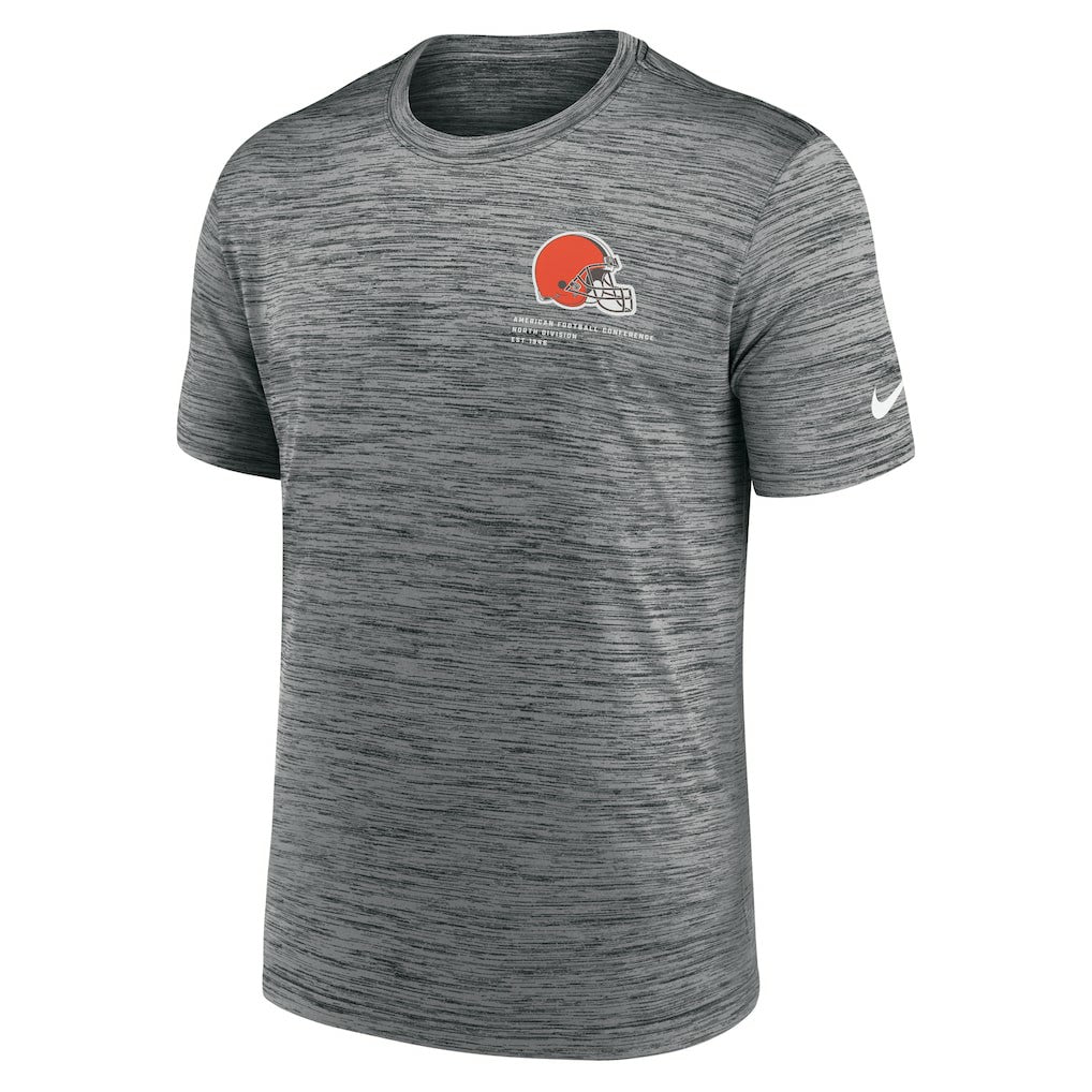 Cleveland Browns Velocity Performance T-Shirt Anthracite | Nike for Sale