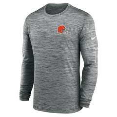 Cleveland Browns Velocity Long Sleeve T-Shirt Anthracite | Nike for Sale