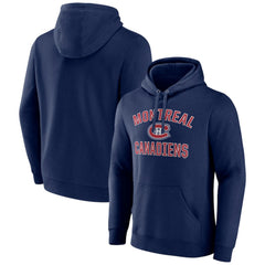 Montreal Canadiens Victory Arch Pullover Hoodie - Navy - NHL