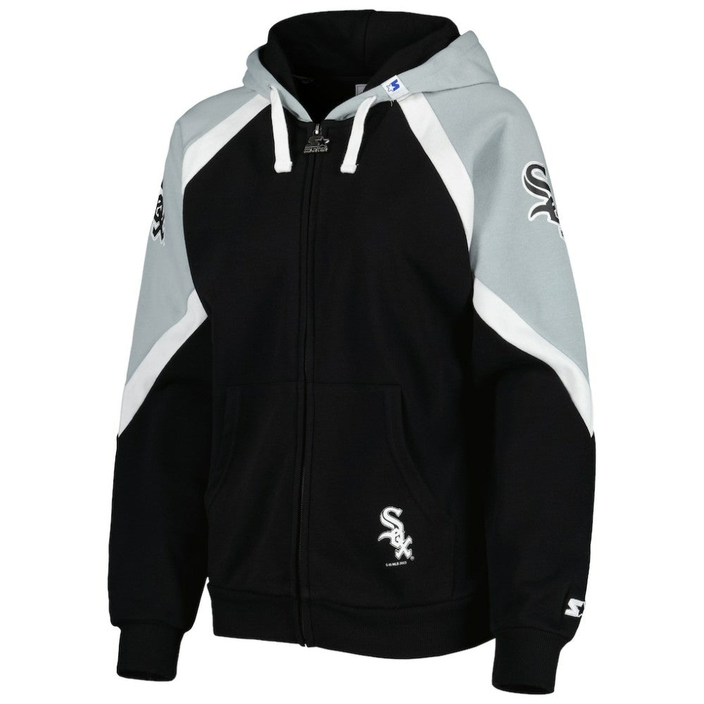 Chicago White Sox Starter Women's Hail Mary Full-Zip Hoodie - MLB