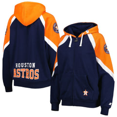 Houston Astros Starter Women's Hail Mary Full-Zip Hoodie - MLB