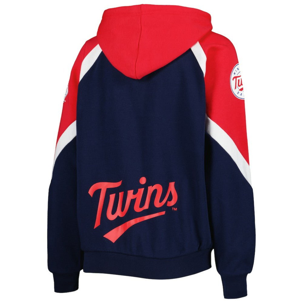Minnesota Twins Starter Women's Hail Mary Full-Zip Hoodie - MLB