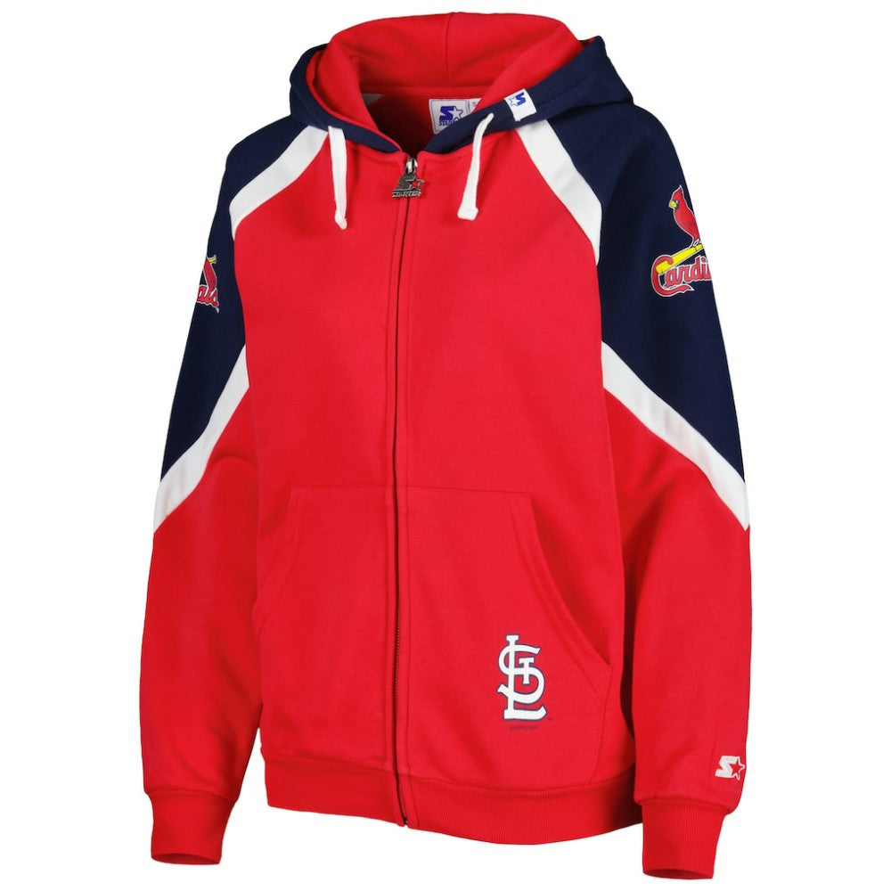 St. Louis Cardinals Starter Women's Hail Mary Full-Zip Hoodie - MLB