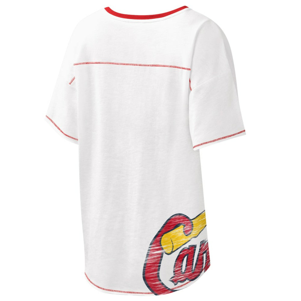 St. Louis Cardinals Starter Women's Perfect Game V-Neck T-Shirt - MLB