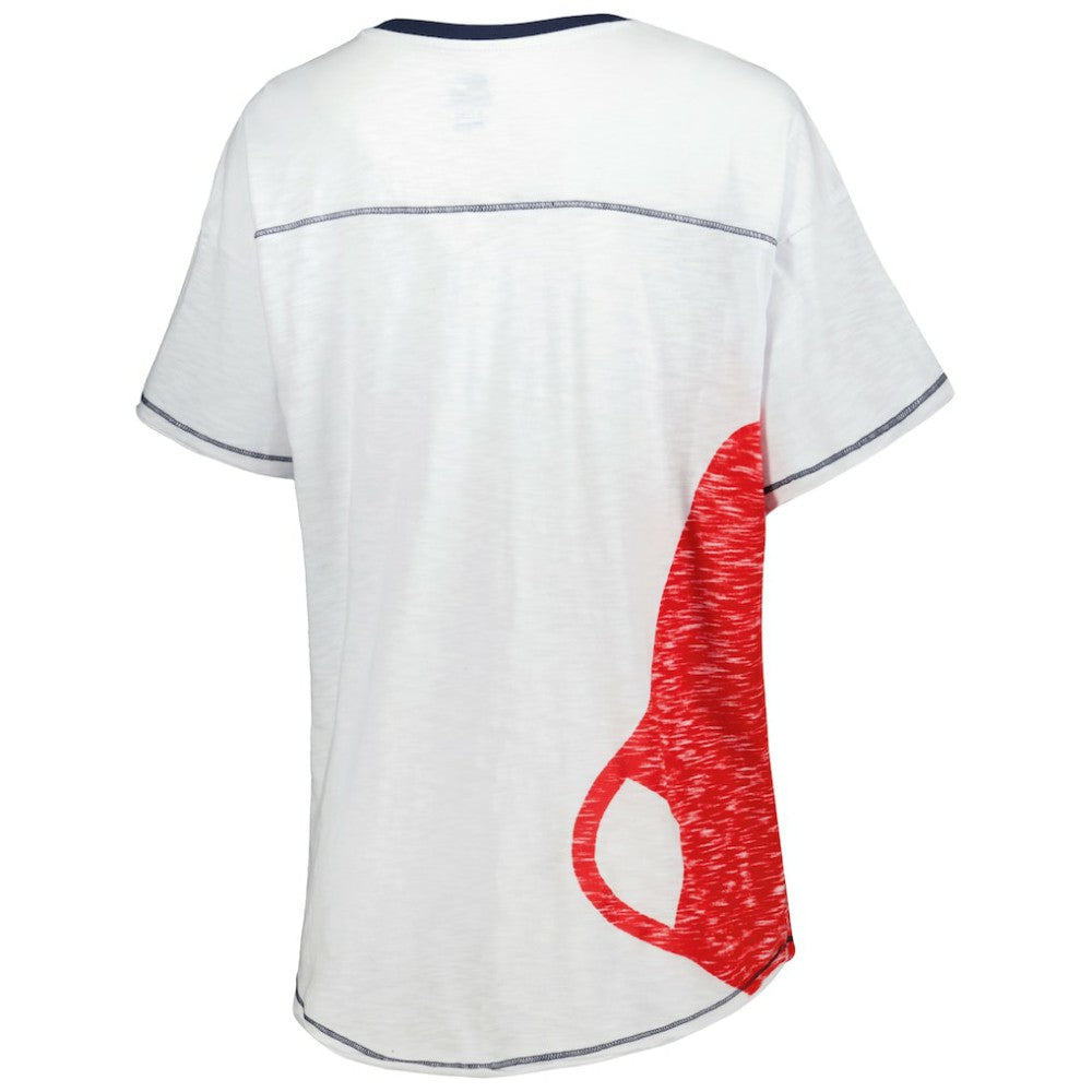 Boston Red Sox Starter Women's Perfect Game V-Neck T-Shirt - MLB