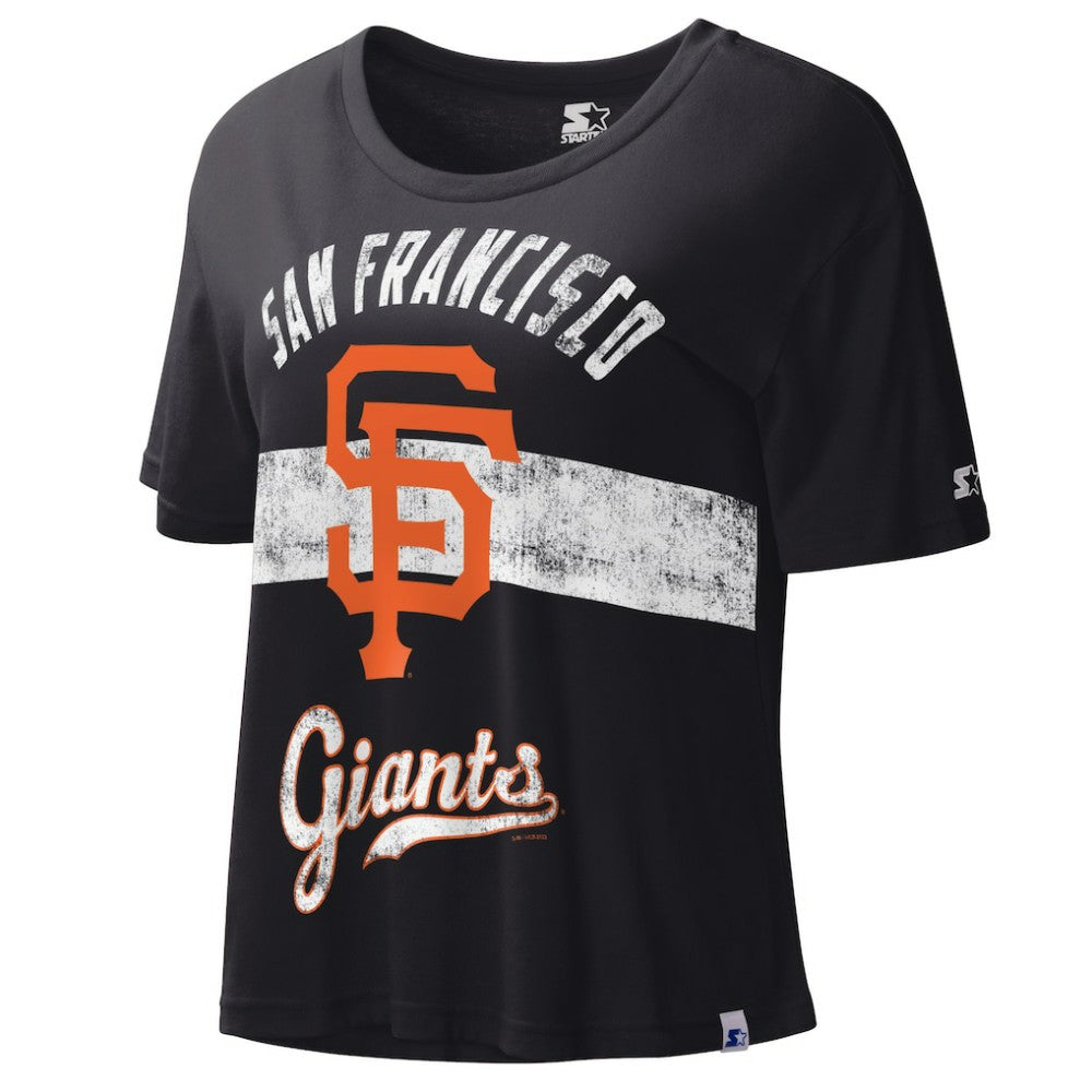 San Francisco Giants Starter  Women's Record Setter Crop Top - MLB