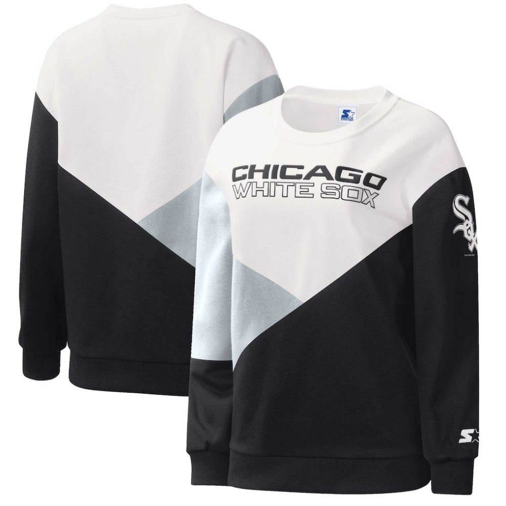 Chicago White Sox Starter Women's Shutout Pullover Sweatshirt - MLB